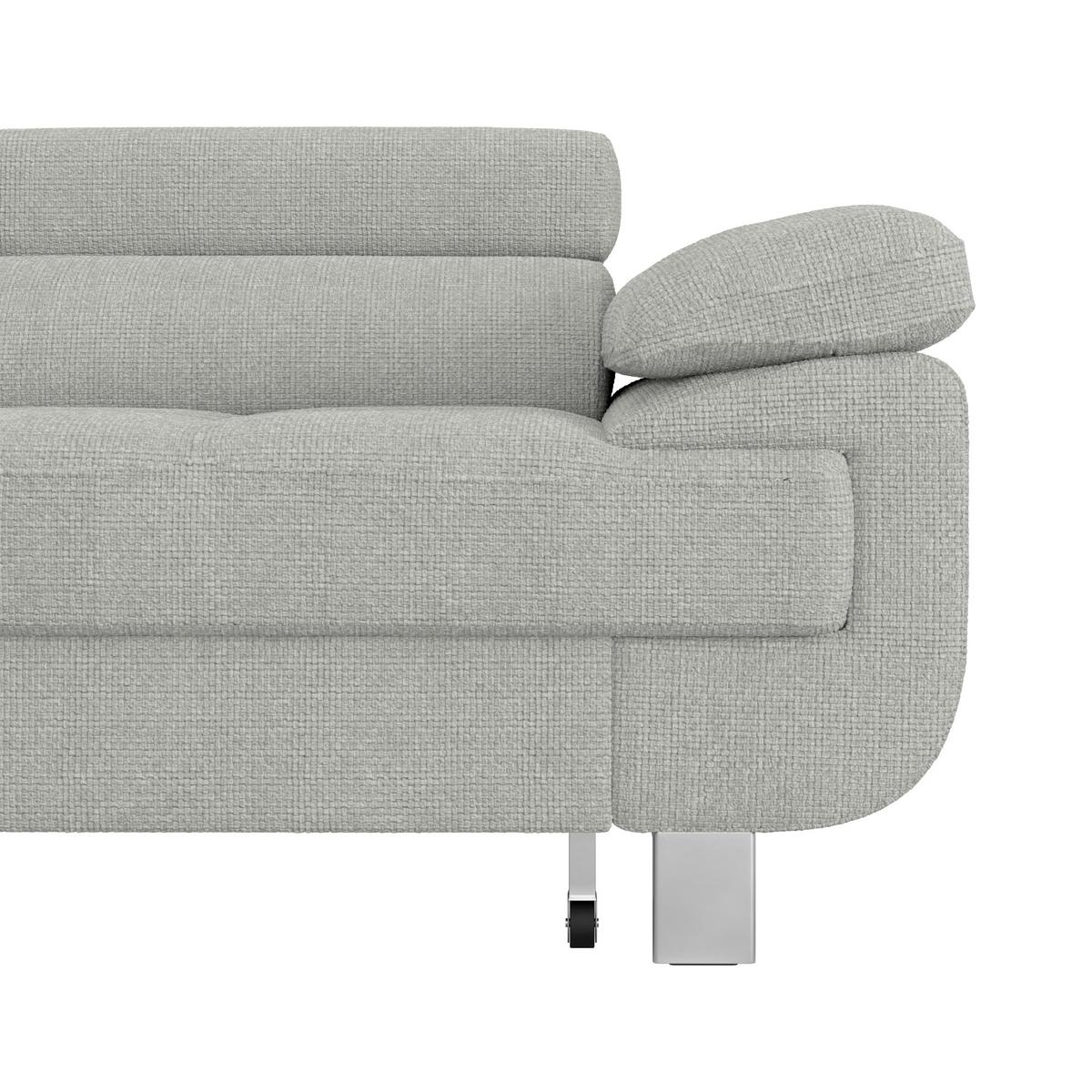 Ecksofa Savona - Hellgrau, MODERN, Textil (230/270cm) - Ondega