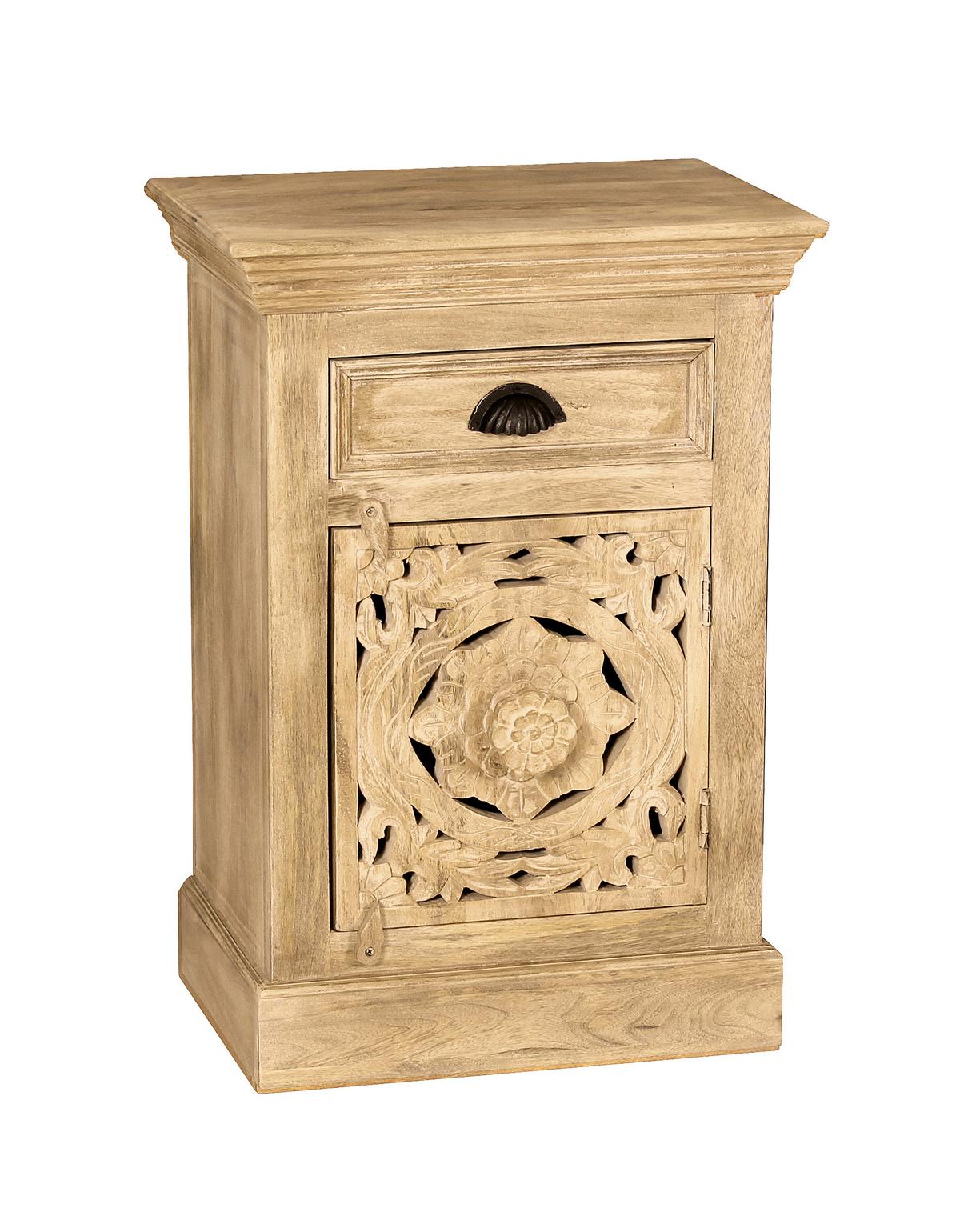 KOMMODE Naturfarben B: 50cm - Naturfarben, Design, Holz (50/72/35cm) - MID.YOU