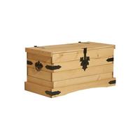 Truhe Honig B: 92 Cm - Honig, Natur, Holz (92/50/46cm) - Livetastic