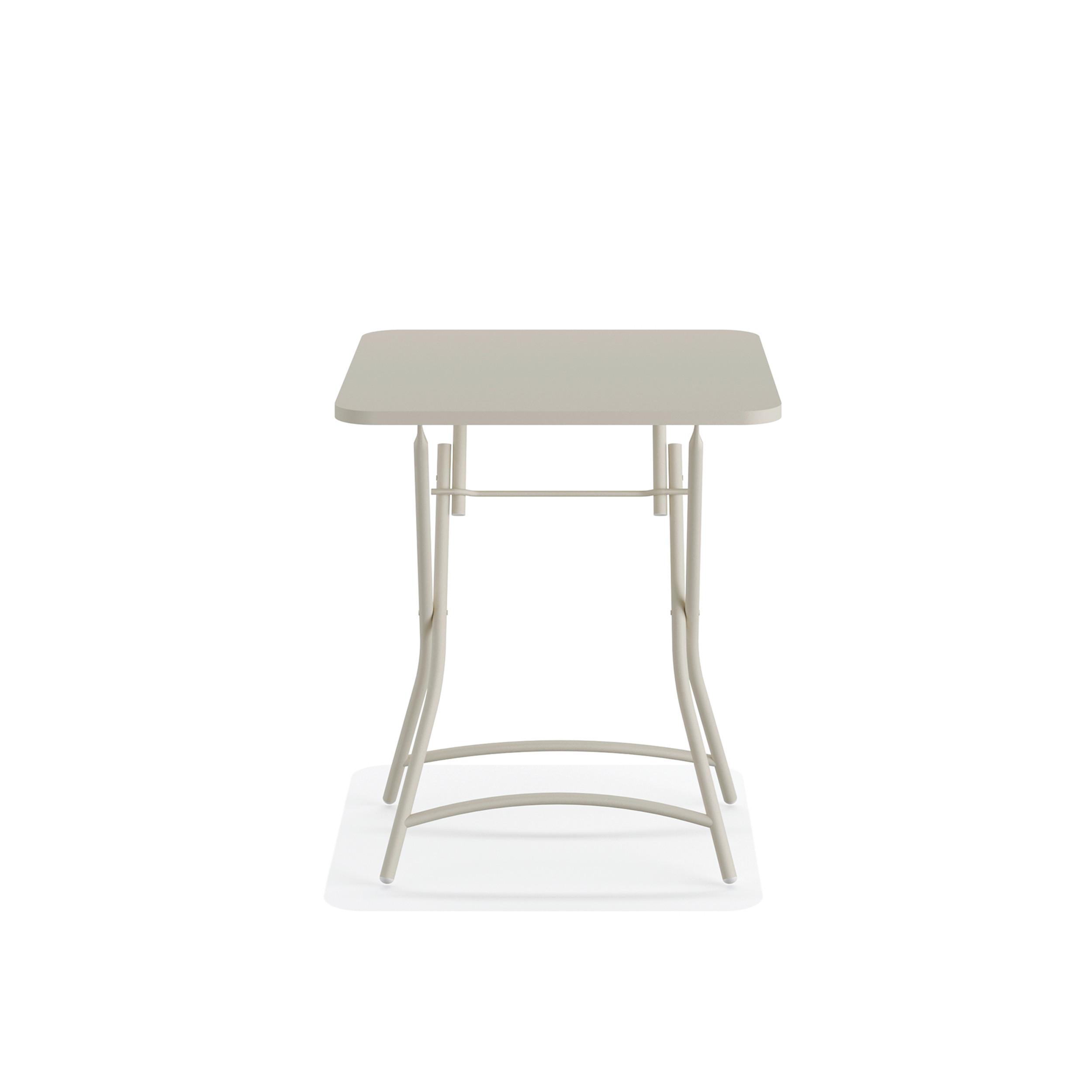 BISTROTISCH BREEZE BISTRO KLAPPTISCH - Beige, LIFESTYLE, Metall (60/74/60cm) - Gardenson