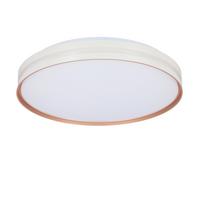 LED-Deckenleuchte Montana - Goldfarben/Weiß, KONVENTIONELL, Kunststoff/Metall (40/40/7cm)