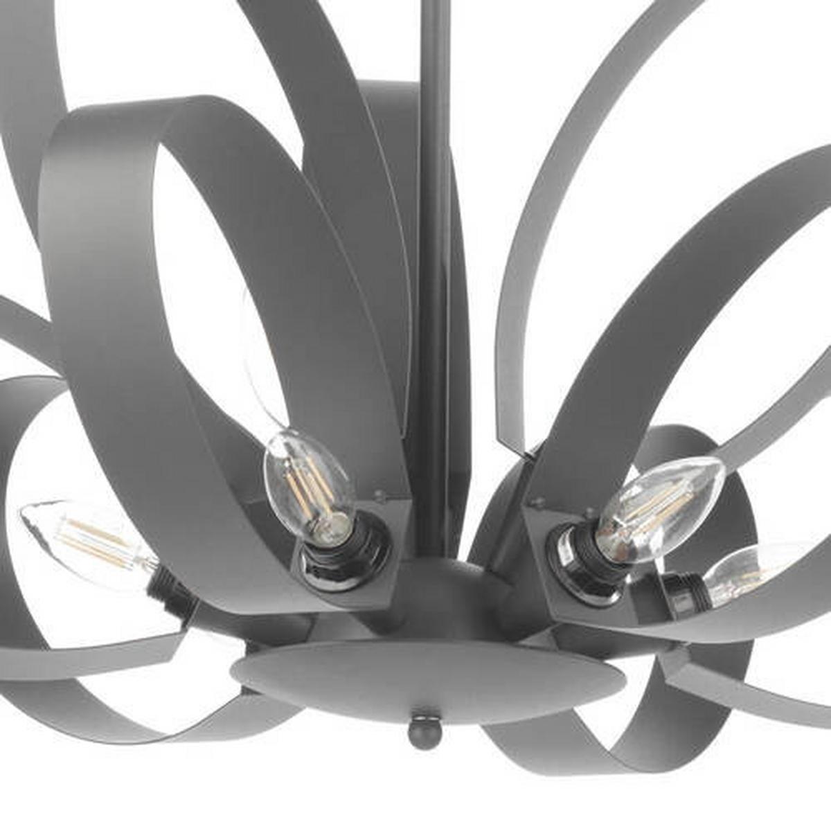 Kronleuchter 4735/9g - Grau, Design, Metall (75/115cm)