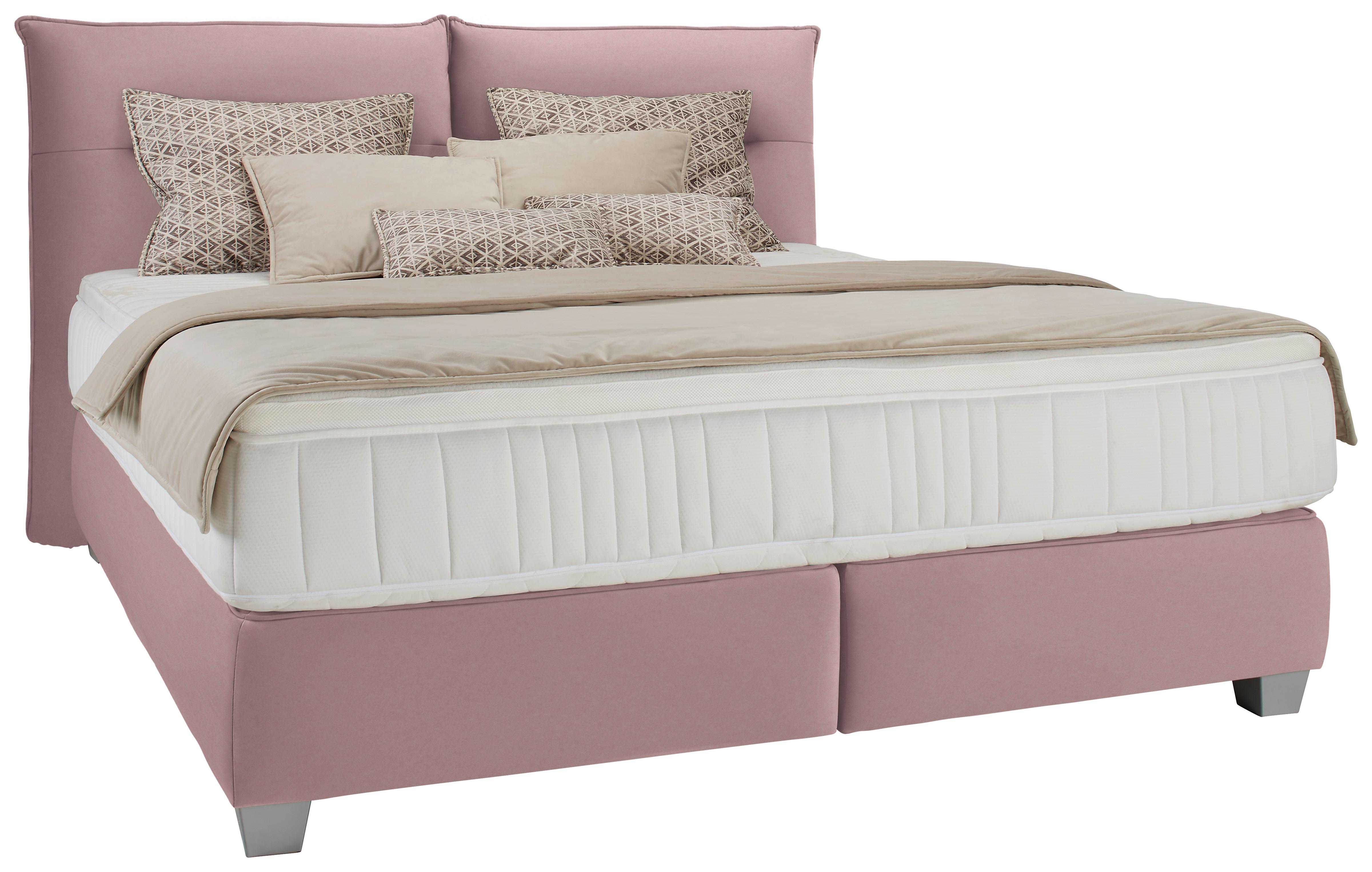 Posteľ boxspring Fog 180x200cm,orgovánová - orgovánová/strieborná, Lifestyle, drevo/kompozitné drevo (180/200cm)