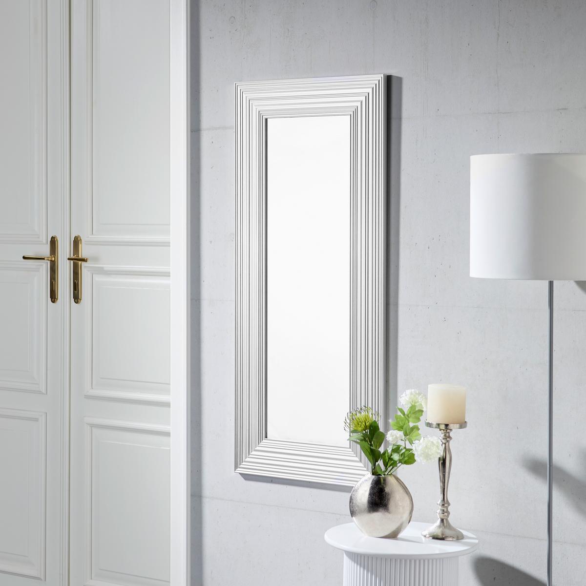 Wandspiegel Sofia Silberfarben BxH: 116x51 cm - Silberfarben, MODERN, Glas/Holzwerkstoff (116/51cm)