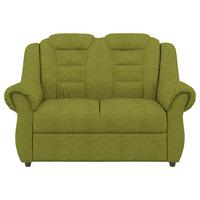 2-Sitzer-Sofa Boston Grün Chenille - Schwarz/Grün, KONVENTIONELL, Textil (145/102/101cm) - Livetastic