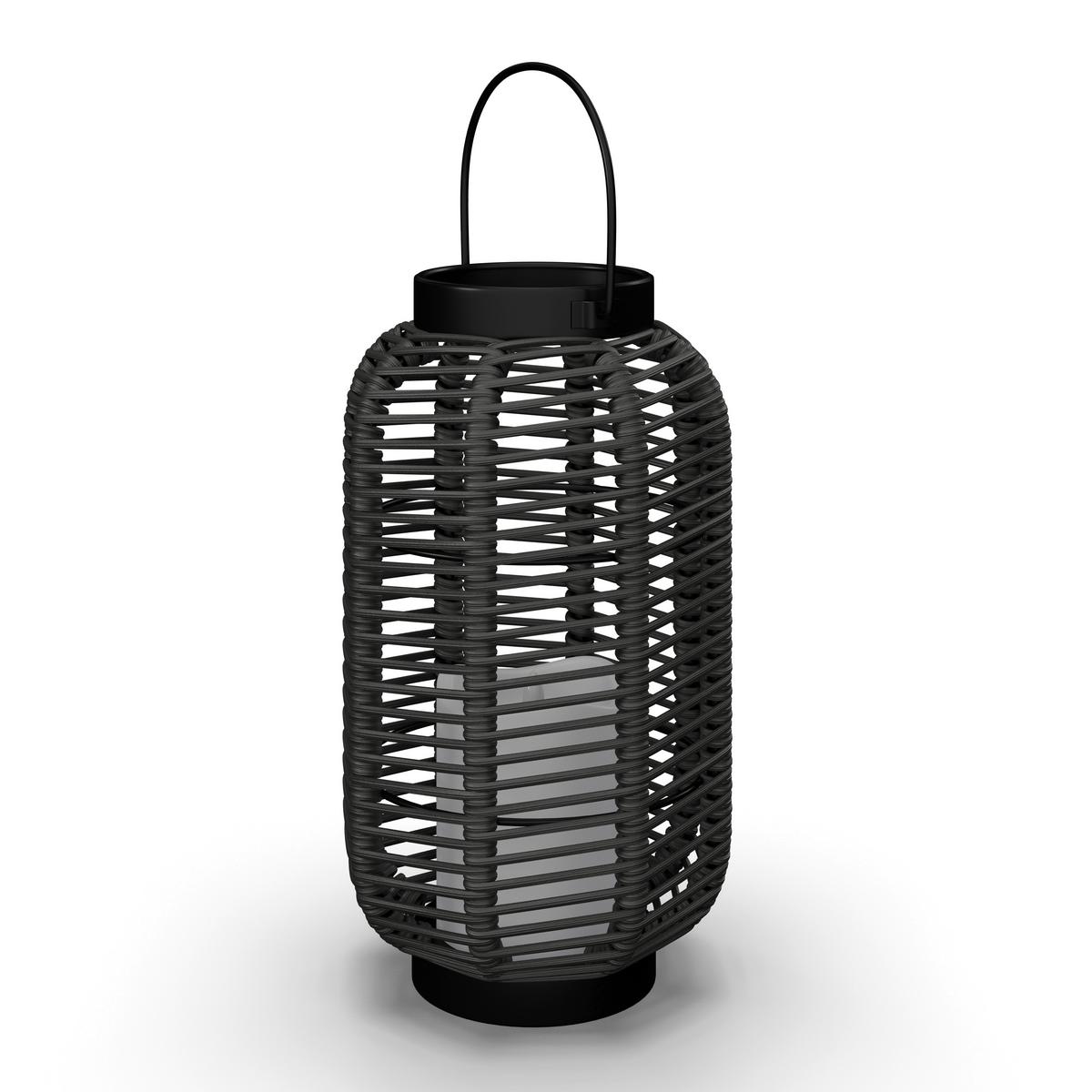 SOLÁRNE SVIETIDLO RICA - čierna, Modern, kov/plast (16/28/16cm) - Bessagi Garden