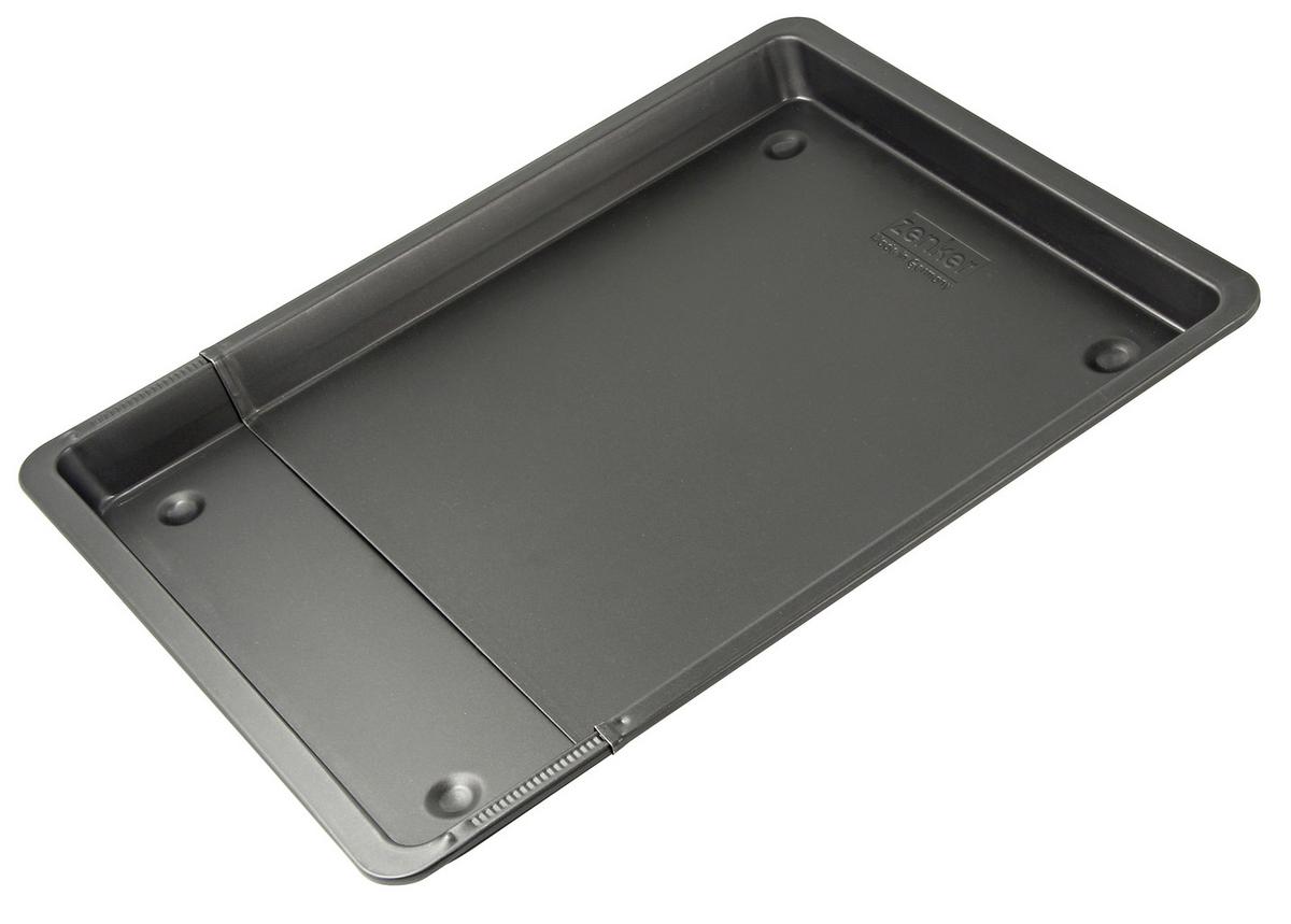 Backblech Lxbxh: 37-52x33x3 Cm Größenverstellbar - Schwarz, Basics, Metall (37-52/33/3cm) - Zenker