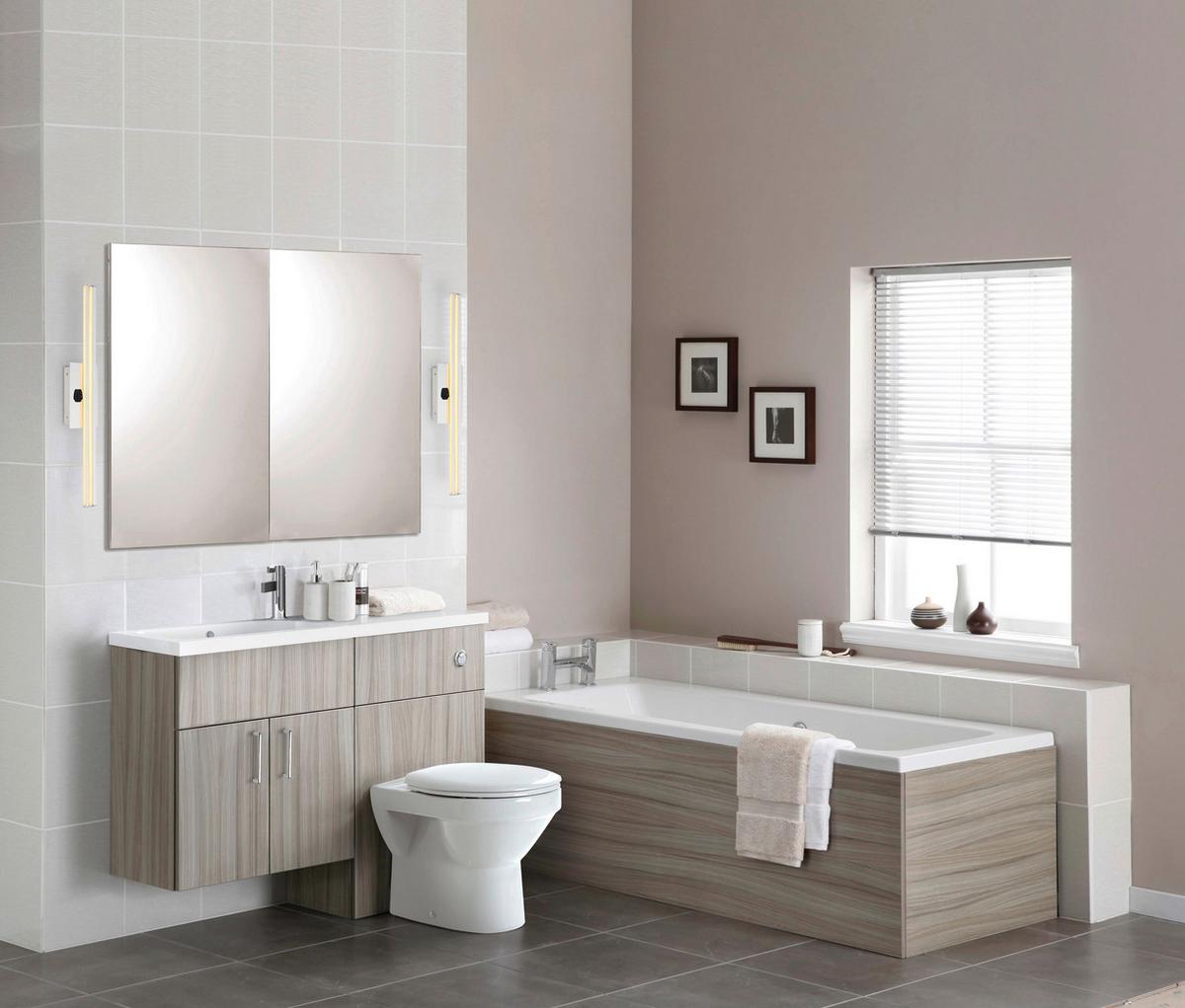 Led Falilámpa 41499c - krómszínű/opál, Design, műanyag/fém (10/6,2/61cm) - Globo