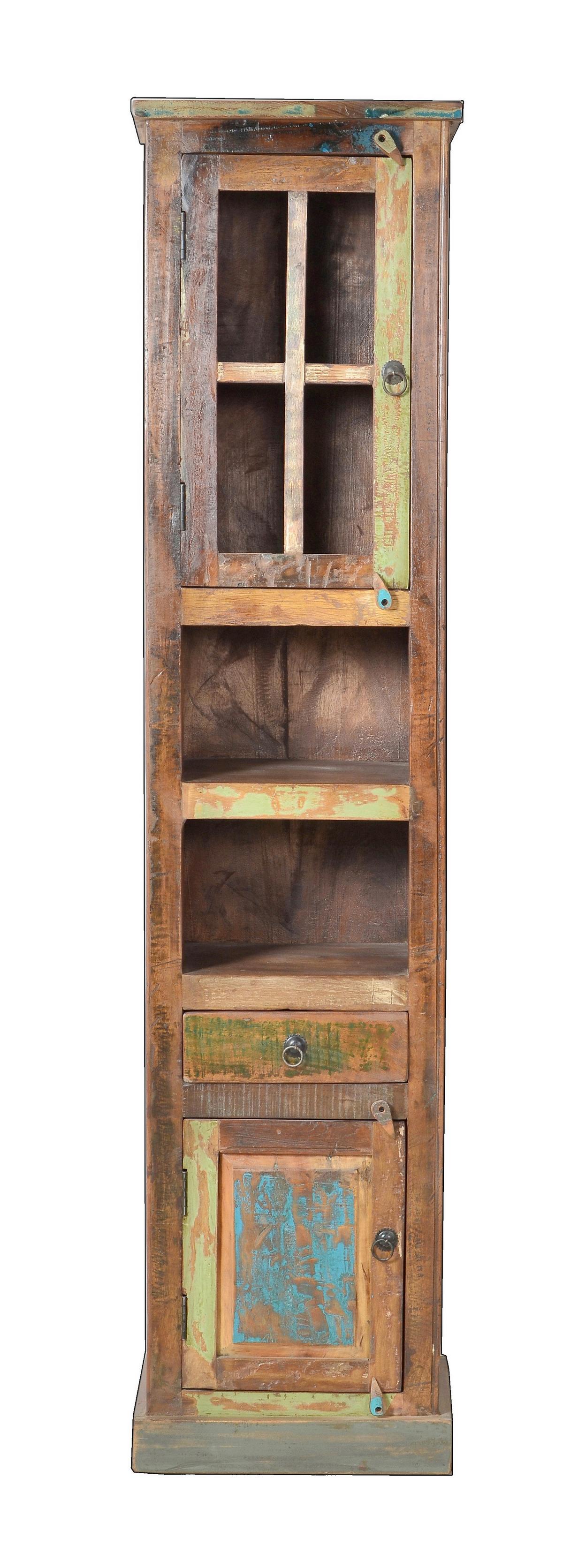 BADEZIMMER Echtholz massiv 5-teilig - Multicolor, Basics, Holz - Livetastic