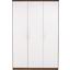 Drehtürenschrank 136cm Wien, Weiß/ Stirling Eiche Dekor - Eichefarben/Weiß, KONVENTIONELL, Holzwerkstoff (136/212/56cm) Drehtürenschrank 136cm Wien, Weiß/ Stirling Eiche Dekor - Eichefarben/Weiß, KONVENTIONELL, Holzwerkstoff (136/212/56cm)