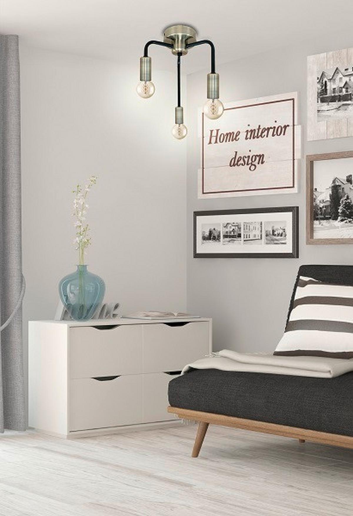Hängeleuchte 33-01320 - Design, Metall (22/22/28cm)