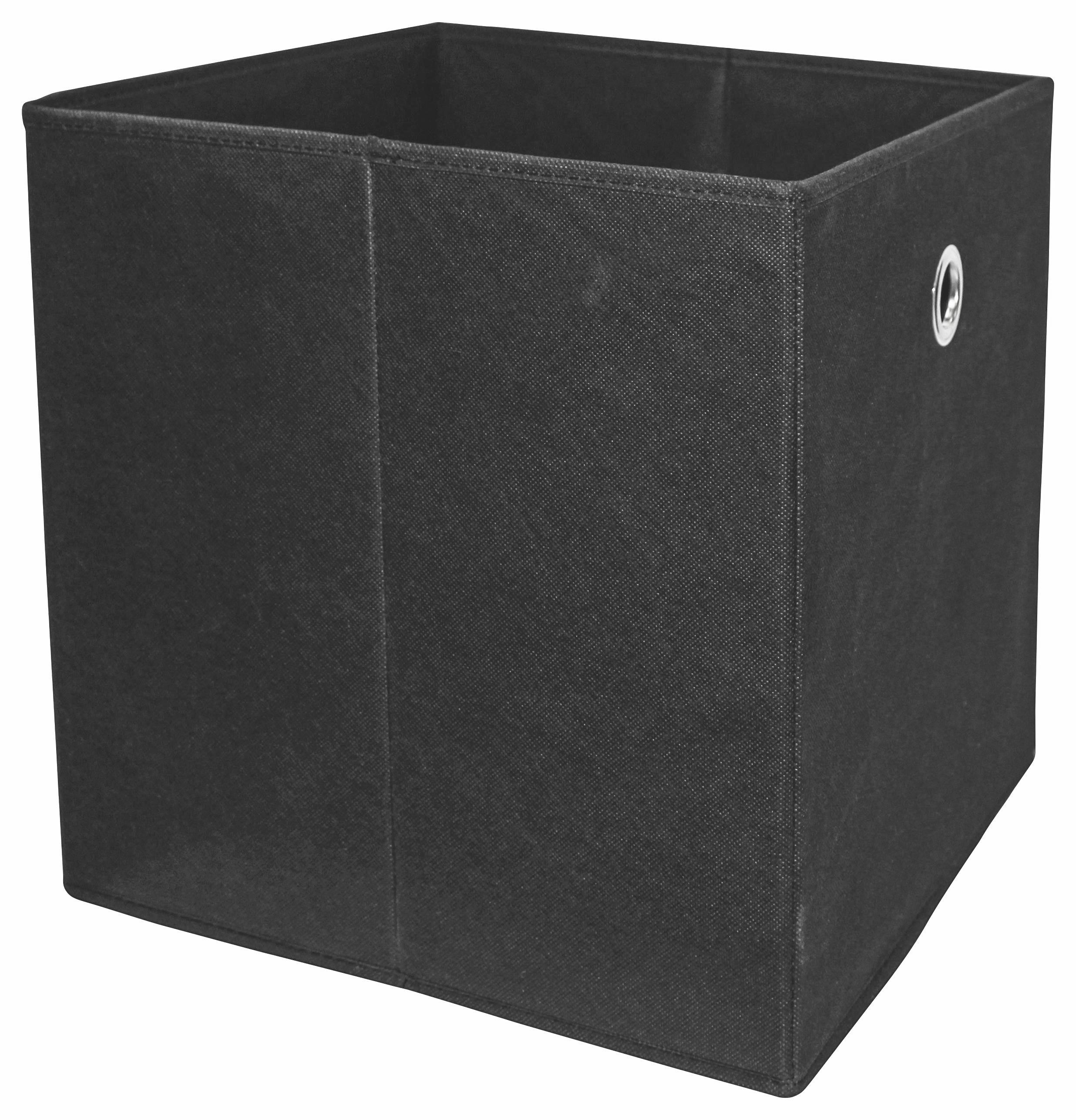 Praktische Faltbox für mehr Stauraum im Regal Designer Regalbox aus Filz mit Ledergriff Filz hellgrau