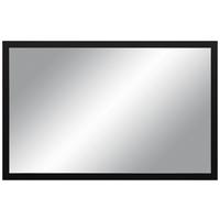 Wandspiegel Welcome Rechteckig Bxh: 130x84 Cm Schwarz Matt - MODERN, Glas/Holzwerkstoff (130/84/2,2cm)