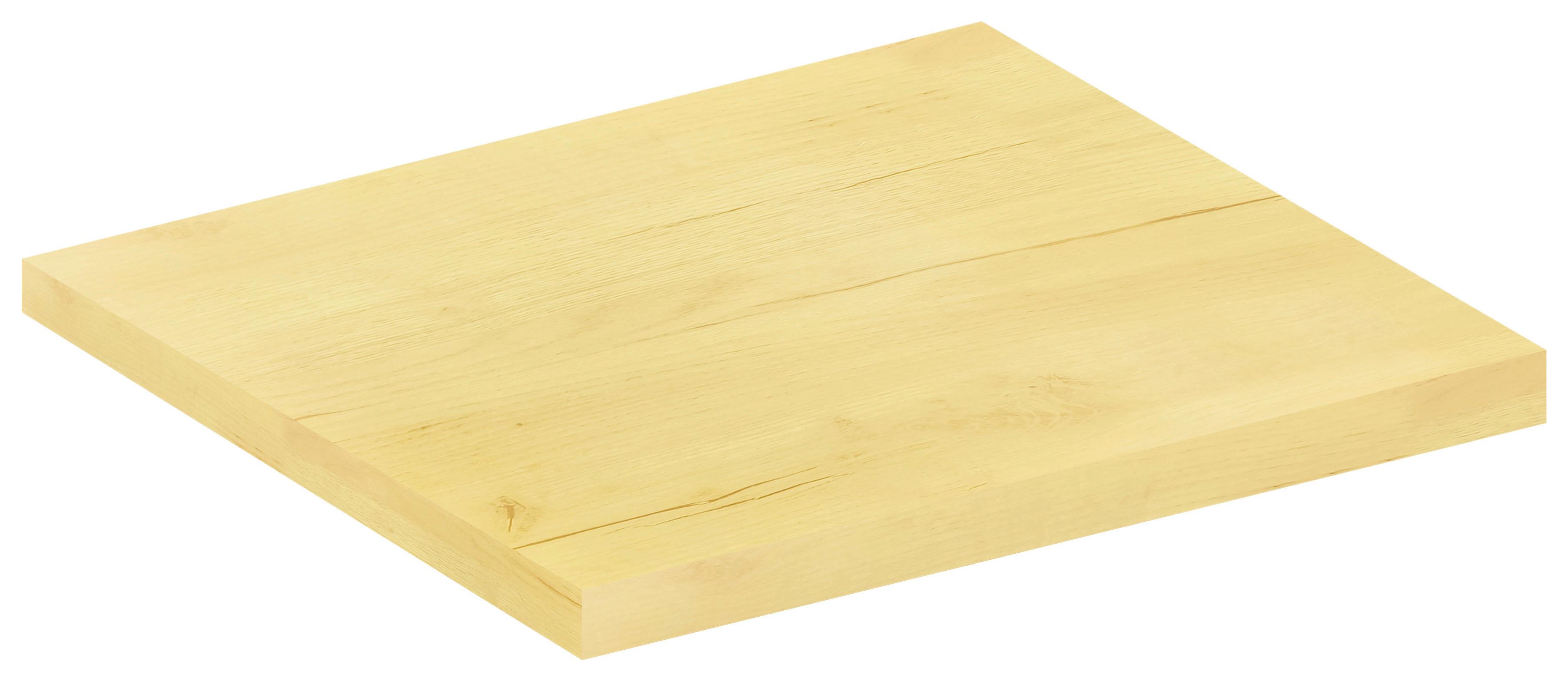 ARBEITSPLATTE FASOLA - Honigeiche, Trend, Holzwerkstoff (80/3/60cm) - MID.YOU