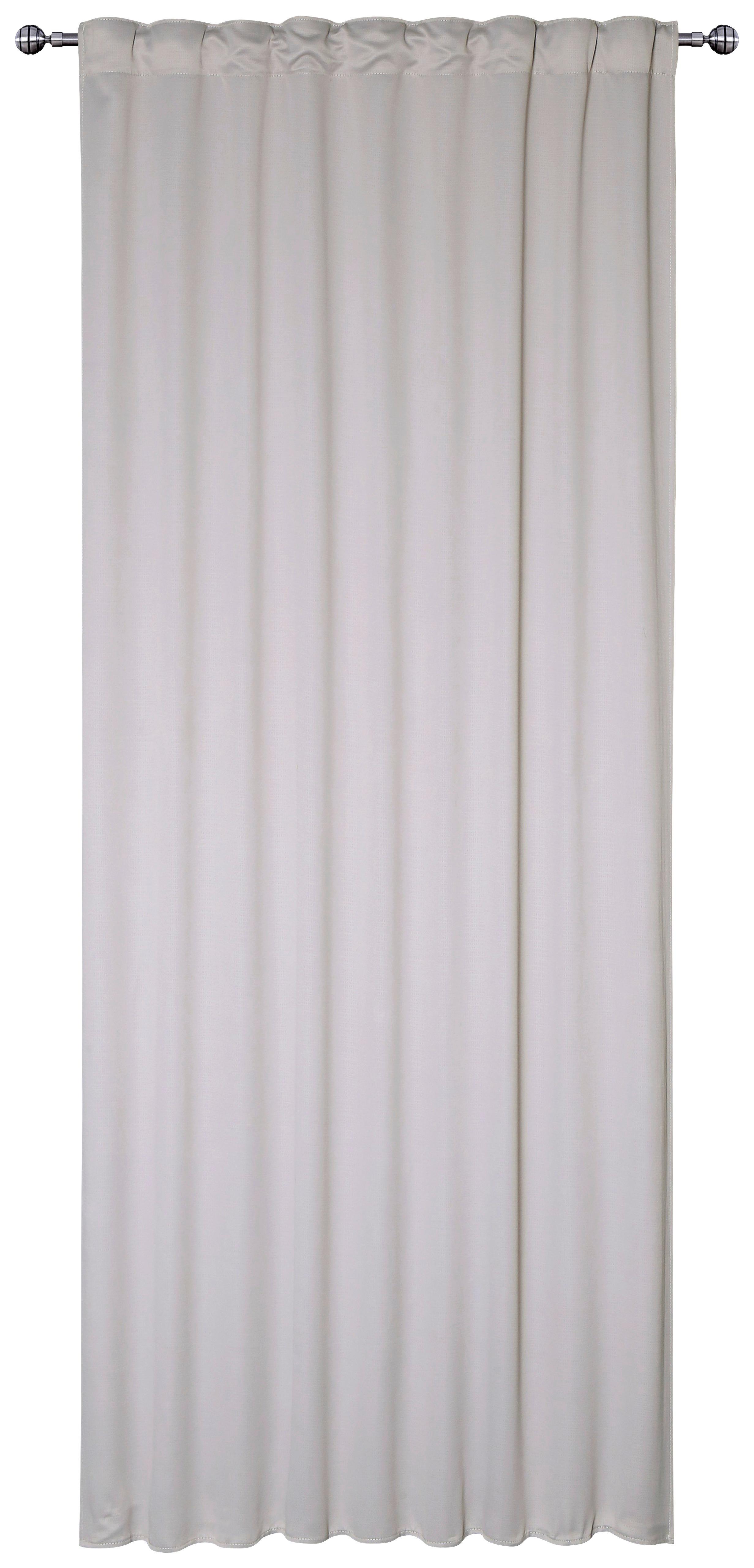 Fertigvorhang Elisabetha - Beige, MODERN, Textil (135/245cm) - Luca Bessoni