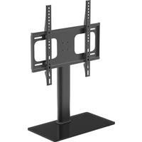 TV-Rack B-Tts 400 Max. 30 Kg - Schwarz, Basics, Glas/Metall (46/67,4/24cm) - MID.YOU