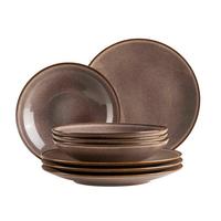 Tafelservice Smoky's 8-Teilig Steinzeug, Braun, 4 Personen - Braun, Basics, Keramik - Mäser