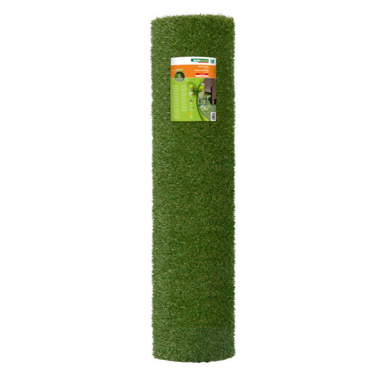 Kunstrasen York H: 2 Cm - Grün, Basics (100/2/400cm)
