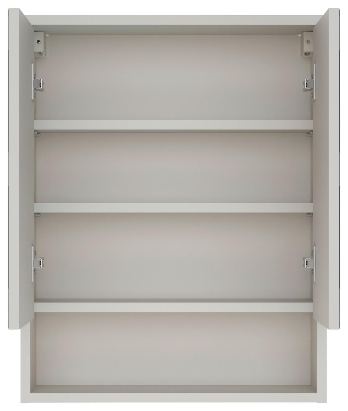 BADEZIMMERSPIEGEL Empoli, Kaschmir B: 51 cm - Kaschmir, MODERN, Glas/Holzwerkstoff (51/64/16,3cm)