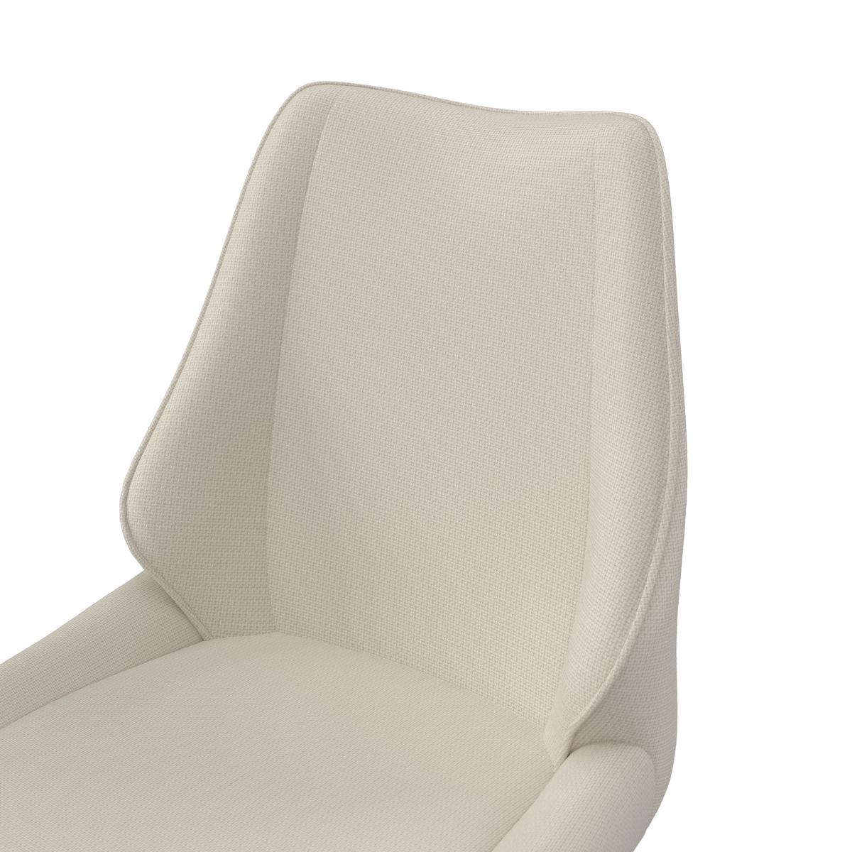 Otoční židle MILANA - černá/světle šedá, Moderní, kov/dřevo (54/93/59cm) - Bessagi Home