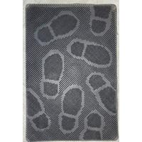 Lábtörlő Kb. 40/60cm - fekete, műanyag (60/40cm)