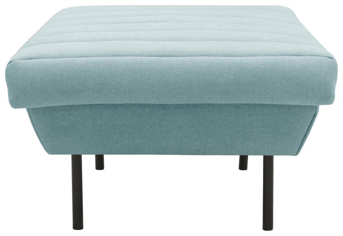 Hocker Looks Ix - Mintgrau/Schwarz, Design, Textil (70/45/70cm) - LOOKS by W.Joop