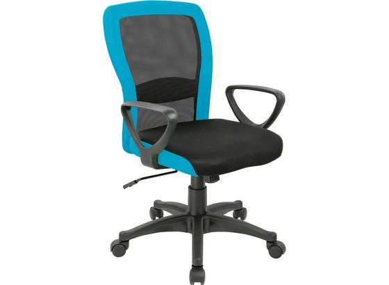 Forgószék Petra - Olajkék/Fekete, modern, Faalapú anyag/Műanyag (60/91/98,5/57cm) Forgószék Petra - Olajkék/Fekete, modern, Faalapú anyag/Műanyag (60/91/98,5/57cm)