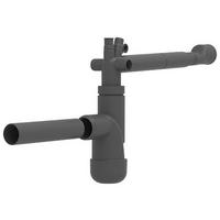 Siphon Space Saving Siphon - Dunkelgrau, Basics, Kunststoff - Blanco