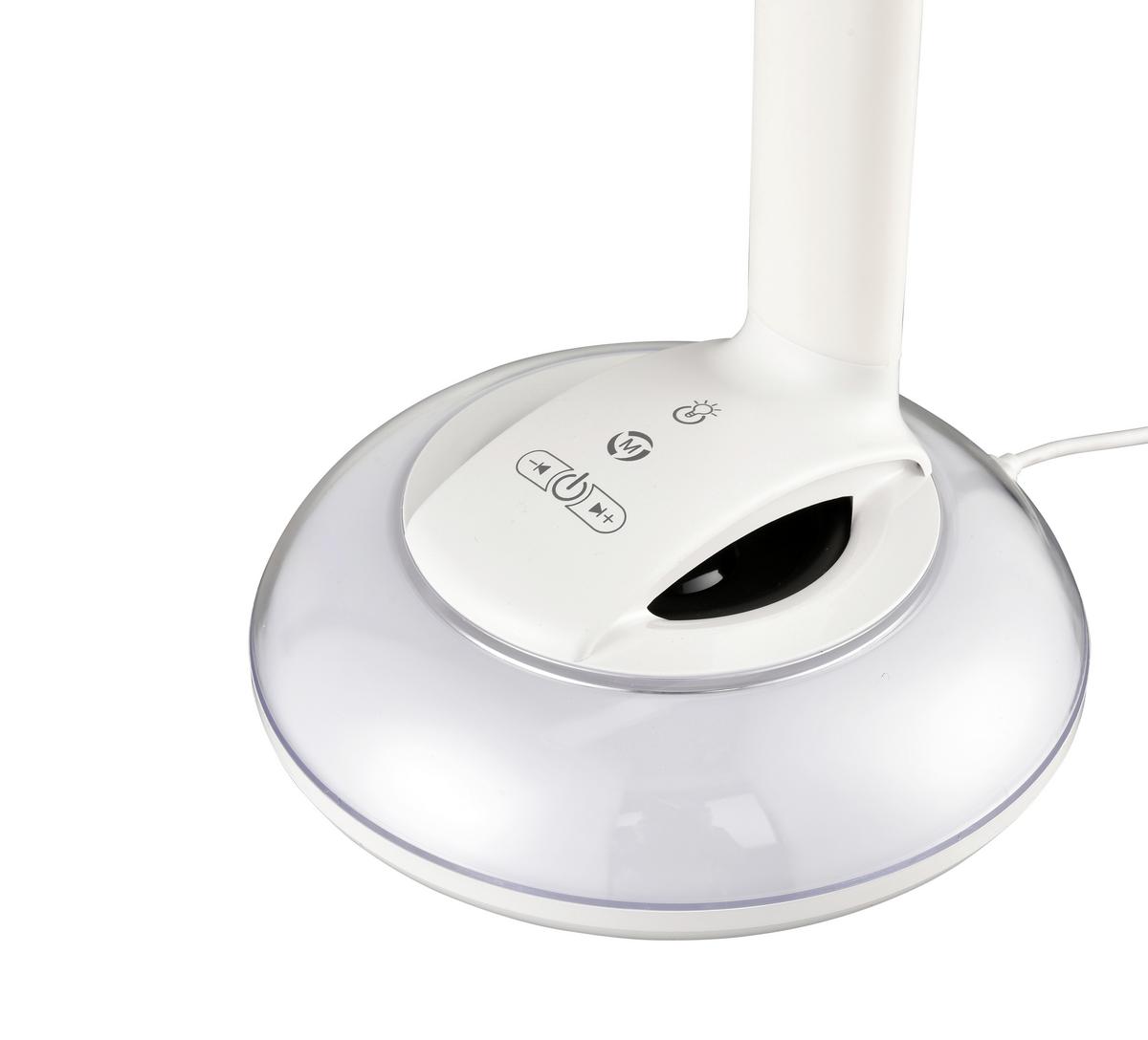 Lampa LED na psací stůl Spert, V: 58cm, 5 Watt - bílá, Romantický / Rustikální, plast (16,5/58cm) - Premium Living