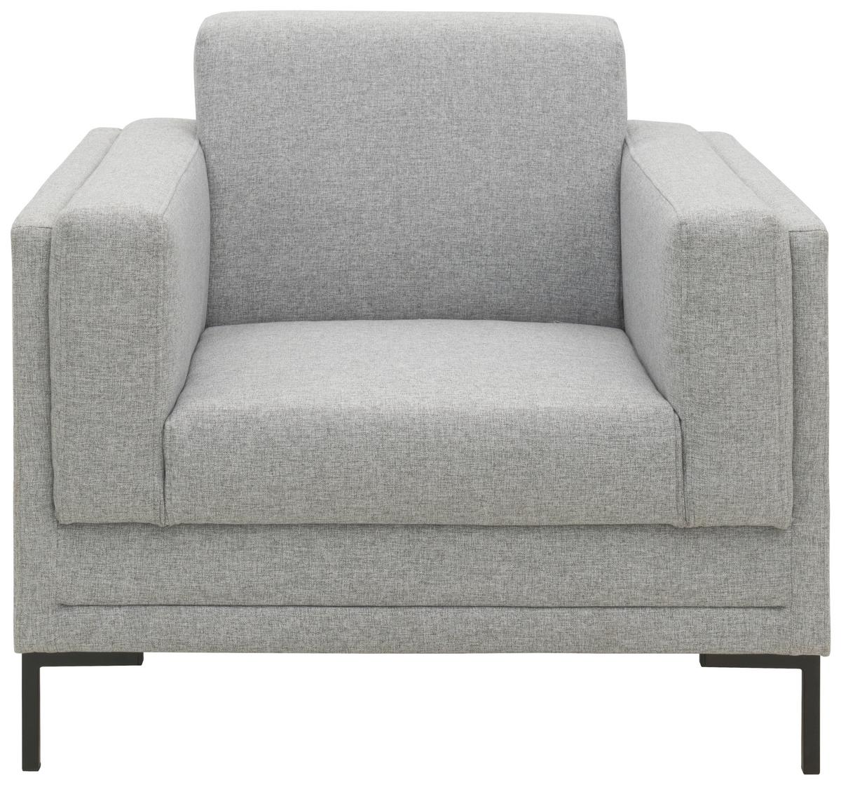 Sessel Looks Vii - Silberfarben/Schwarz, Design, Textil (97/82/90cm) - LOOKS by W.Joop