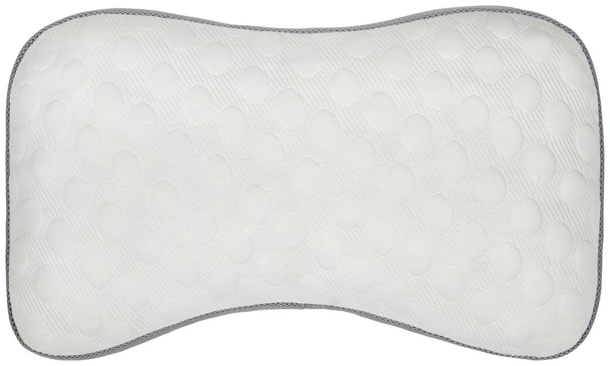 Nackenkissen Mila 36x60 Cm Füllung: Polyurethan Mit Zipp - Weiß, KONVENTIONELL, Textil (36/60cm) - Ele