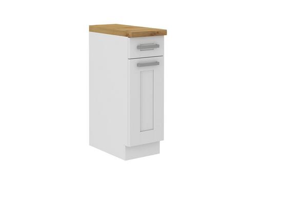 Küchenunterschrank Luisa Us30 - Weiß, KONVENTIONELL, Holzwerkstoff (30/86/60cm) Küchenunterschrank Luisa Us30 - Weiß, KONVENTIONELL, Holzwerkstoff (30/86/60cm)
