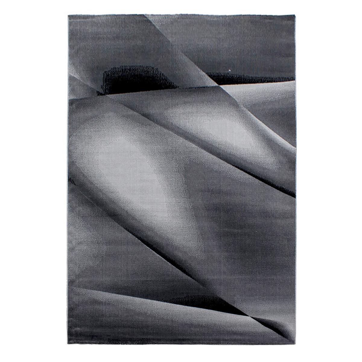 Flachwebteppich Miami - Schwarz, Design, Textil (240/340cm) - Novel