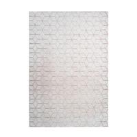Teppich Weiß, Roségold Vivica 125, BxL: 160x230 cm - Roségold/Weiß, KONVENTIONELL, Textil (160/230cm)