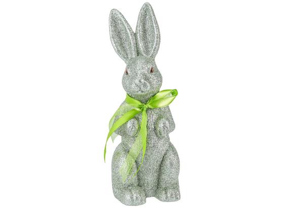 Dekoračný Zajac Gustaf - mätovozelená, Basics, plast (26,5cm) Dekoračný Zajac Gustaf - mätovozelená, Basics, plast (26,5cm)