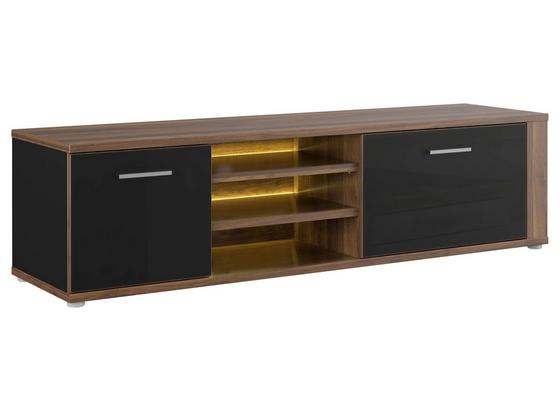 Tv - Elem Lombardo - fekete/diófa színű, konvencionális, műanyag/fém (157,9/41,5/41,3cm) Tv - Elem Lombardo - fekete/diófa színű, konvencionális, műanyag/fém (157,9/41,5/41,3cm)