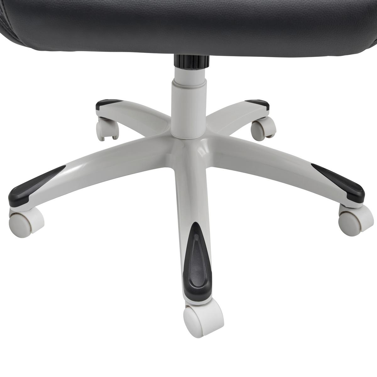 Gamingstuhl Racer - Schwarz/Weiß, MODERN, Kunststoff/Textil (66/126-134/59cm) - Livetastic