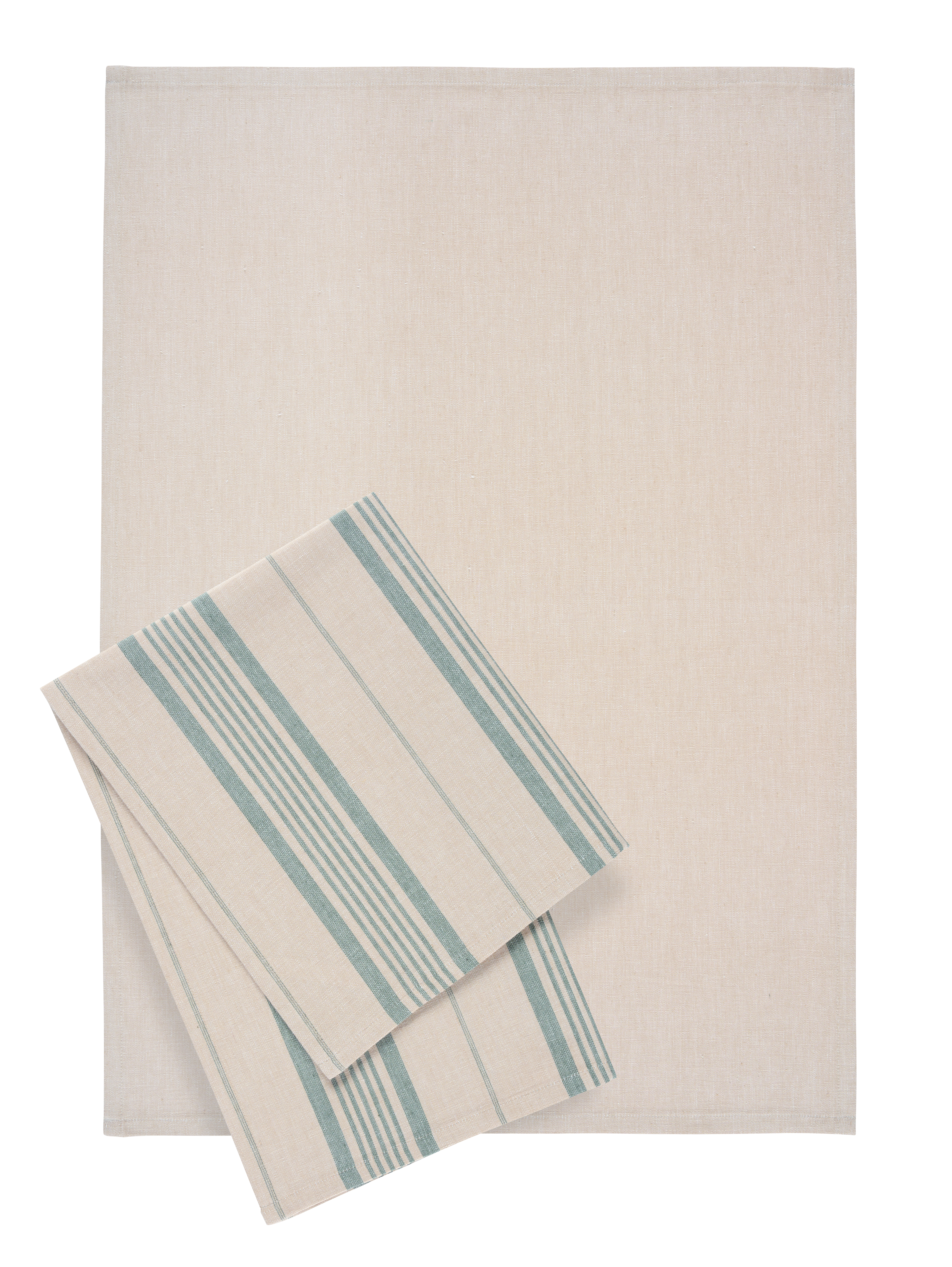 Sada utierok na riad Henry, 50/70cm - béžová/šalviovozelená, Modern, textil (50/70cm) - Modern Living