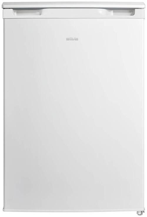 Kühlschrank Weiß 97 L Freistehend mit Gefrierfach - Weiß, Basics, Glas/Kunststoff (55,3/84,5/57,4cm) - Silva Schneider