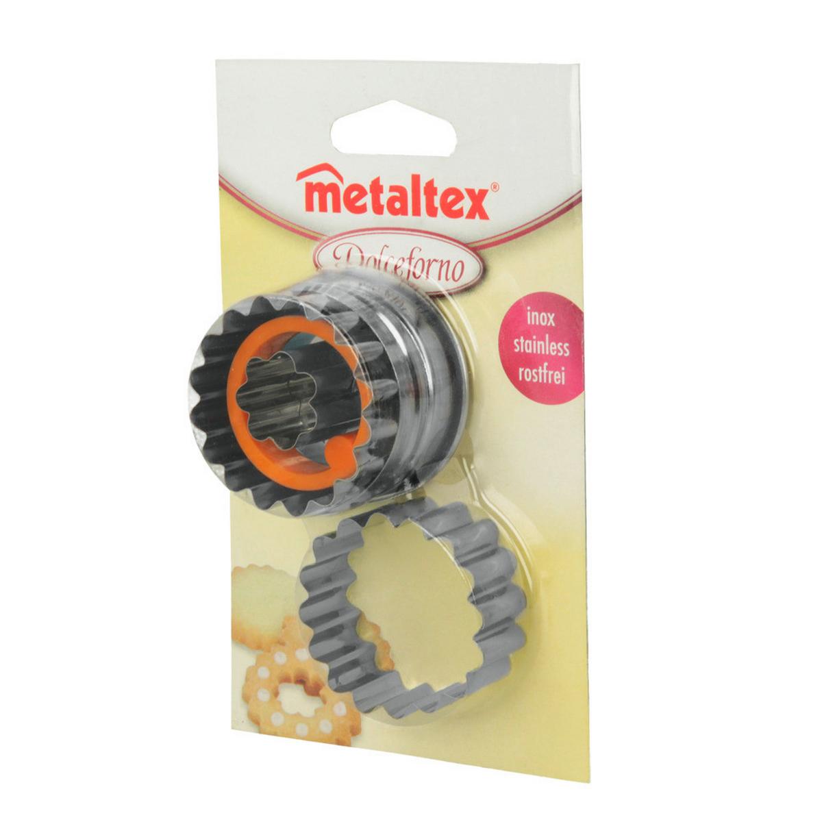 Linzer Kiszúró Dolceforno - fém (10/5/3,8cm) - Metaltex