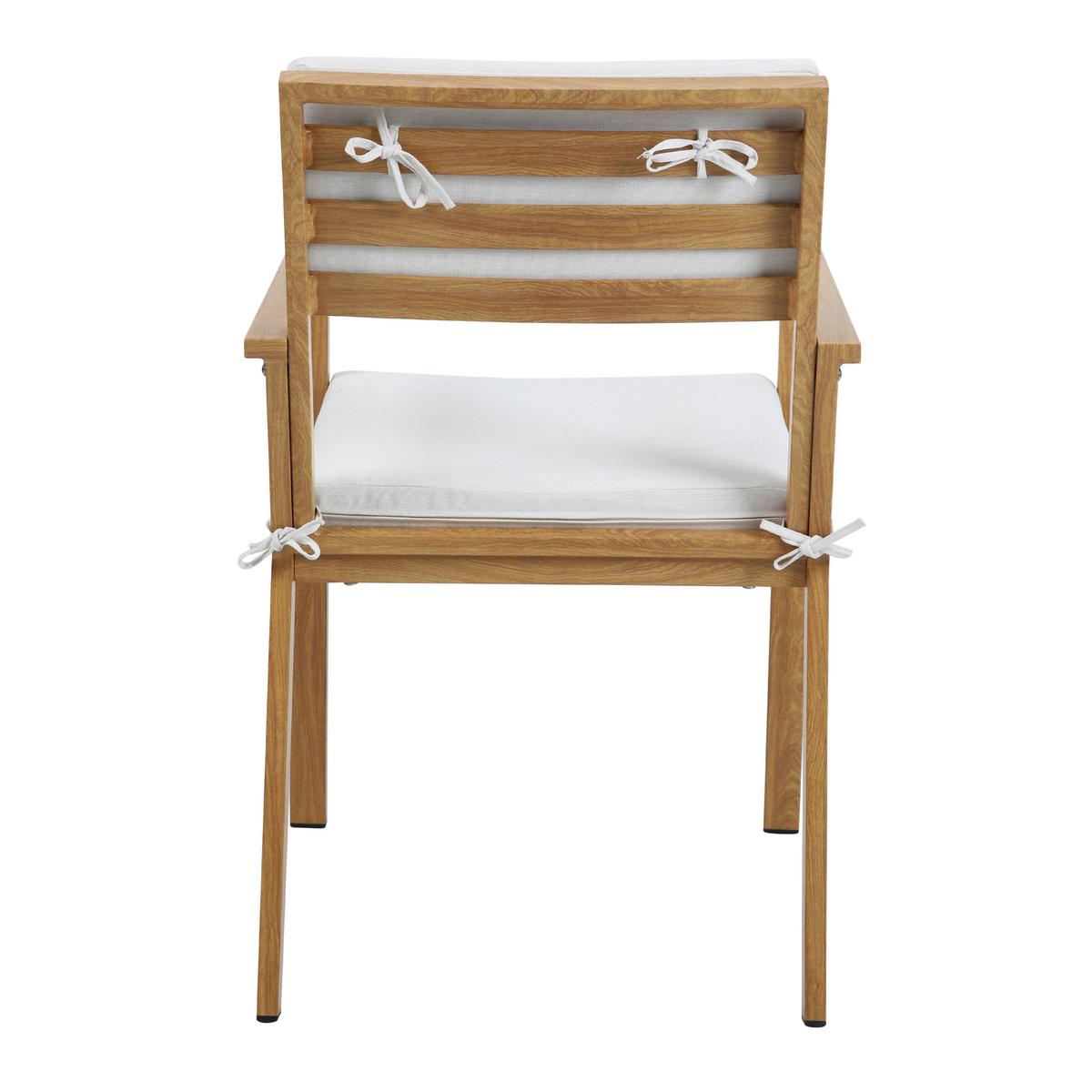 Gartenset Jada 7tlg - Eichefarben/Braun, MODERN, Metall (220/99,5/75cm) - Ambia Garden