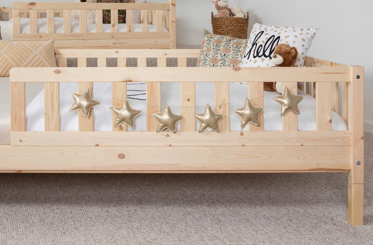 Kinderbett 90x200 cm Birke Vollmassiv In Naturfarben - Naturfarben, MODERN, Holz (90/200cm) - MID.YOU