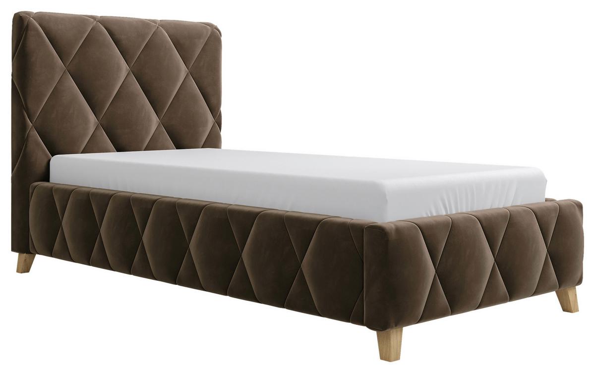 Polsterbett Trivio 90x200 cm Schlammfarbe - Schlammfarben, MODERN, Holz/Holzwerkstoff (90/200cm) - MID.YOU