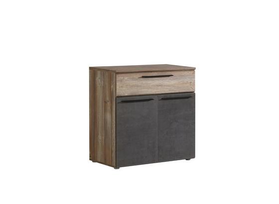 Kommode Mindi Idnk221 - Dunkelgrau/Schwarz, MODERN, Holzwerkstoff/Kunststoff (79,9/80,8/41,3cm) Kommode Mindi Idnk221 - Dunkelgrau/Schwarz, MODERN, Holzwerkstoff/Kunststoff (79,9/80,8/41,3cm)