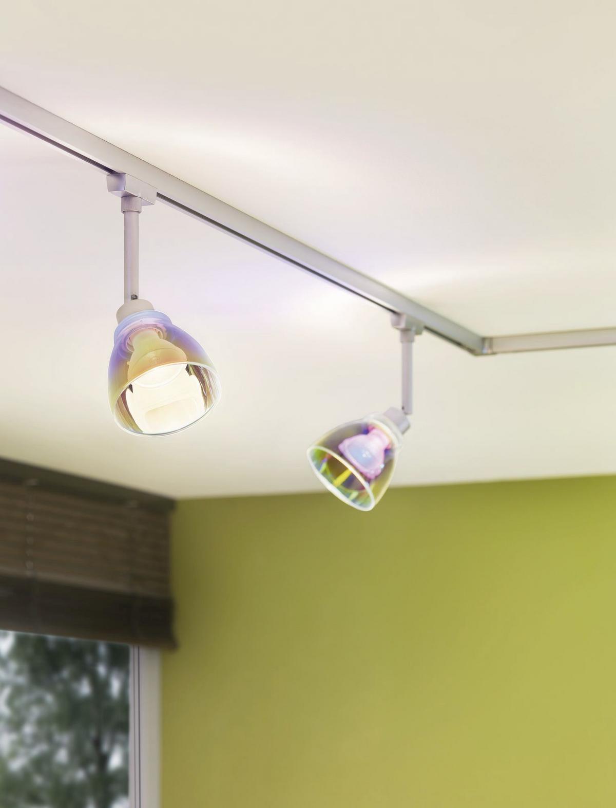Schienensystem Urail Leuchtenschirm 60011 Deco Sy. - Multicolor, Design, Glas (8cm) - Paulmann