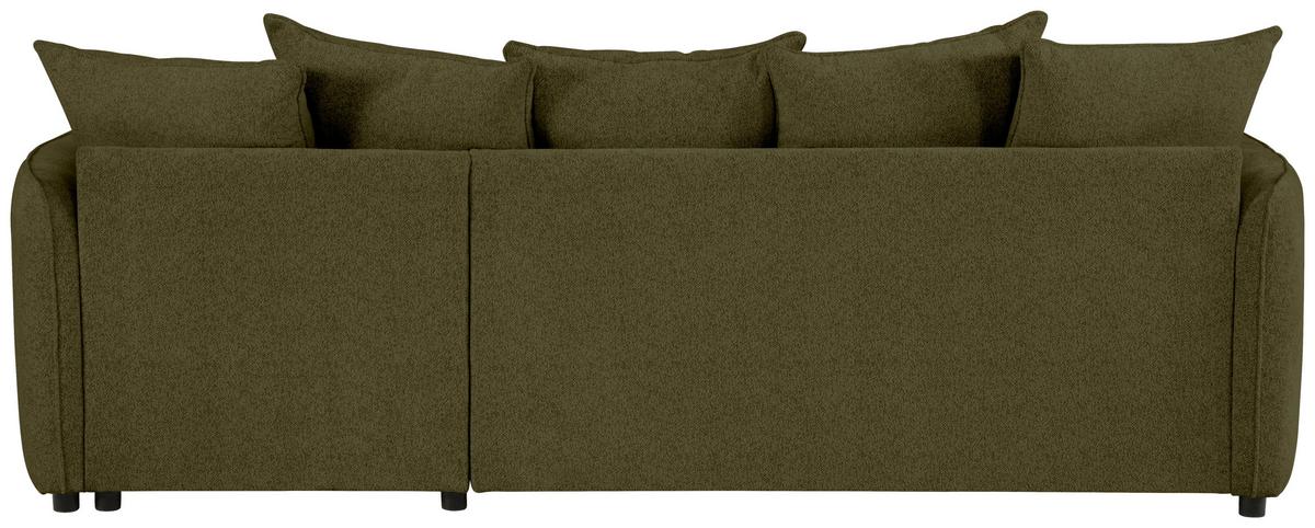 Ecksofa Costo Olivgrün S: 254 cm - Olivgrün, Design, Textil (254/160cm) - MID.YOU