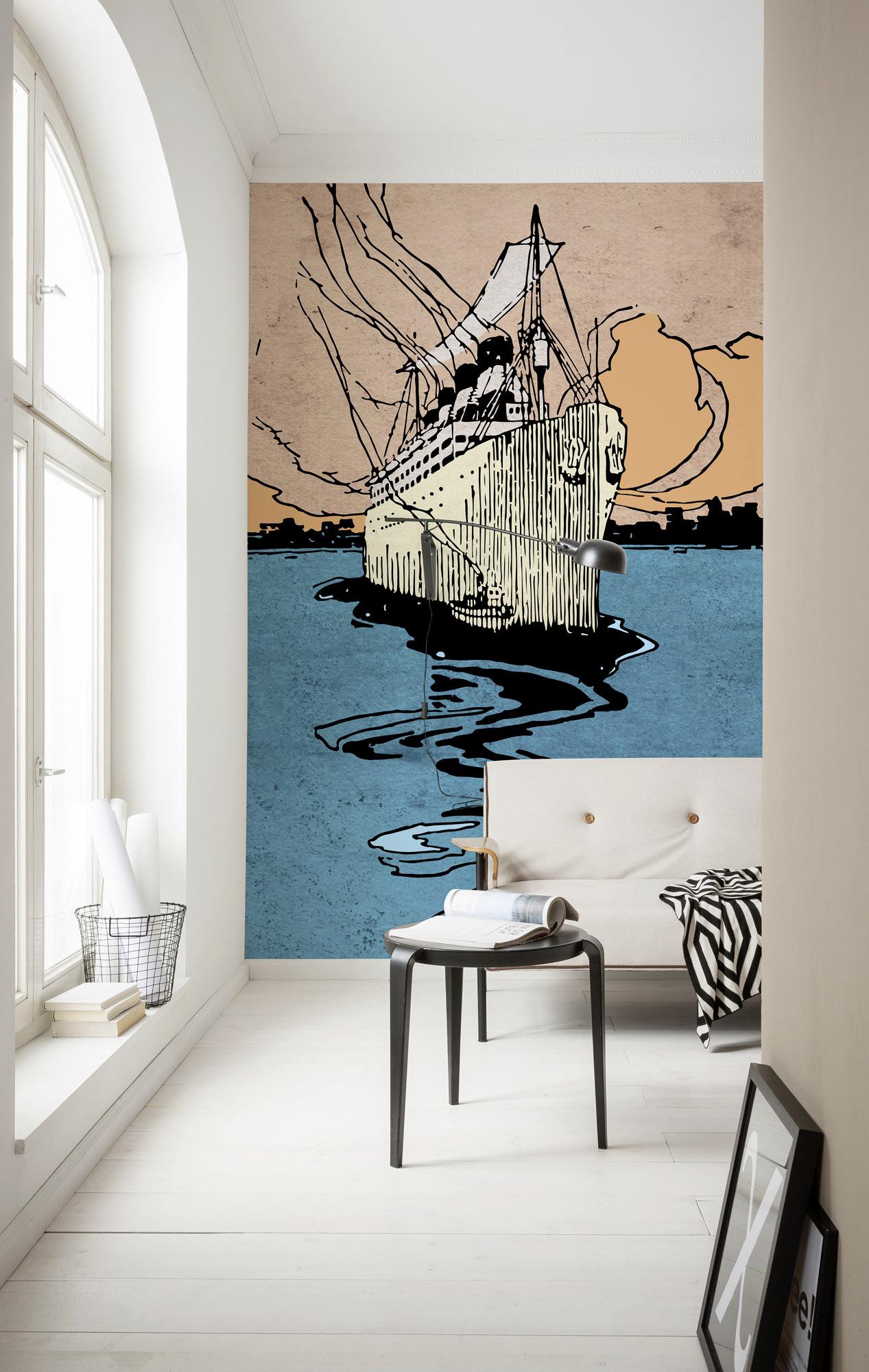 Fototapete La Nave - Multicolor, Trend, Papier (200/280cm)