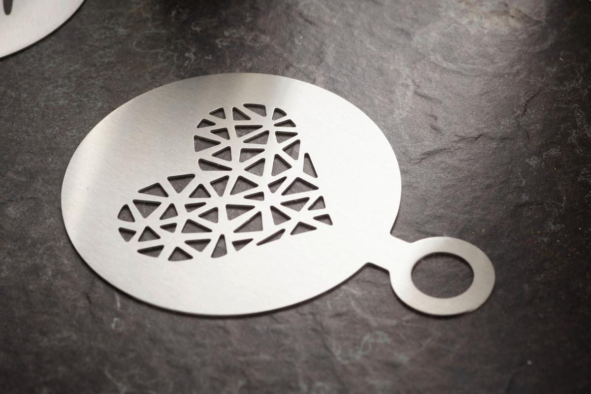 Kaffeeset Echtwerk Kaffeezubehör-Set - Silberfarben, Design, Metall (10,5cm) - Echtwerk