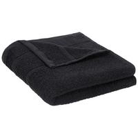 RUČNÍK Melanie, 50/100cm, černá - černá, textil (50/100cm) - Modern Living