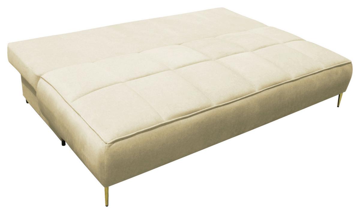 Schlafsofa Zoom Beige B: 200 cm - Beige/Goldfarben, Design, Textil (200/90/97cm) - MID.YOU